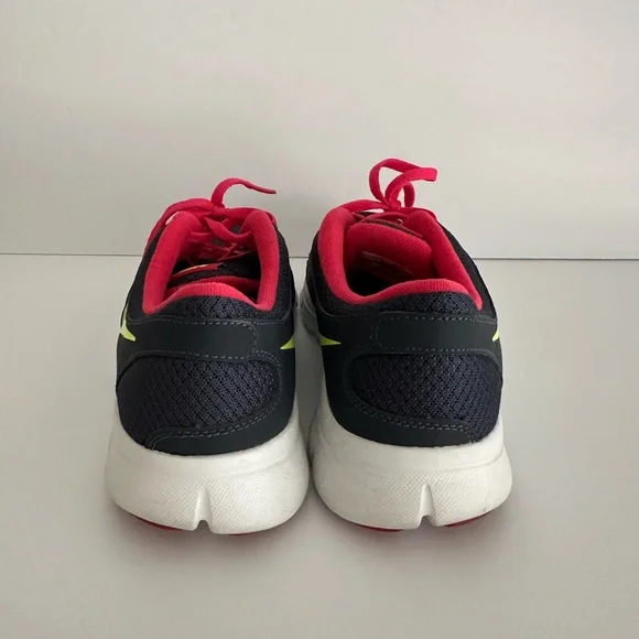 Nike Navy, Pin and Neon Yellow Women's Sneakers - Picture 5 of 8